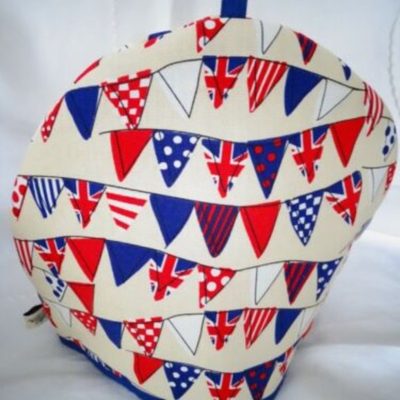 Flag Bunting Beige Tea Cozy C'est Ca Weave - Picture 1 of 2